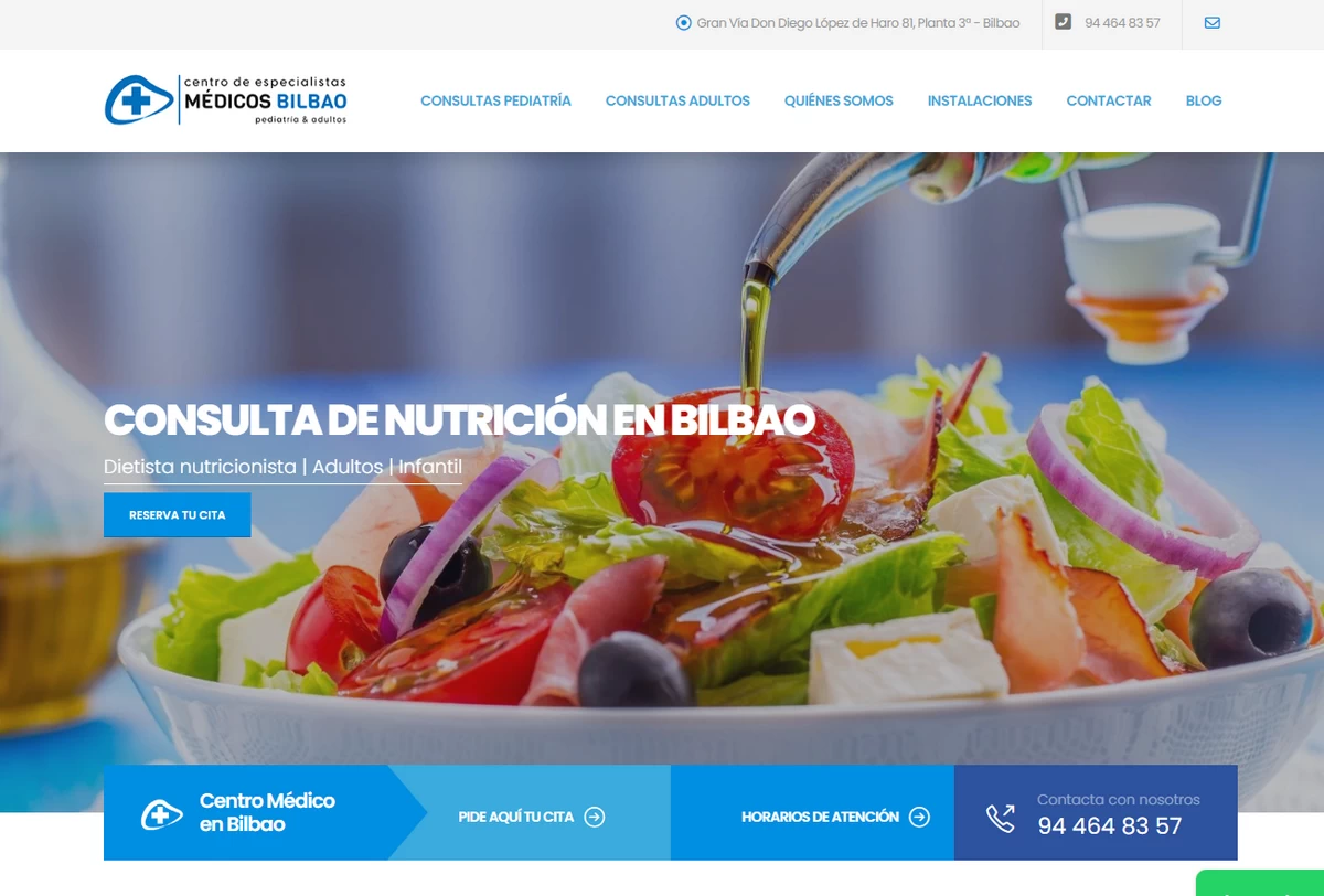 Conoce la web  Medicos Bilbao